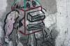 Street Art HK - Muscular Robot 02, by longzijun
