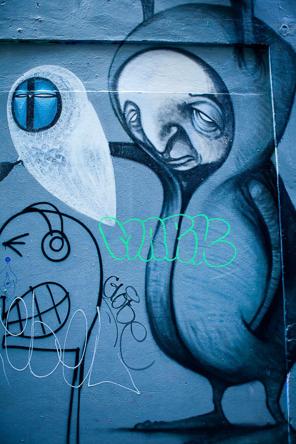 Street art, Union Lane, Melbourne, Artist: Stormie Mills
